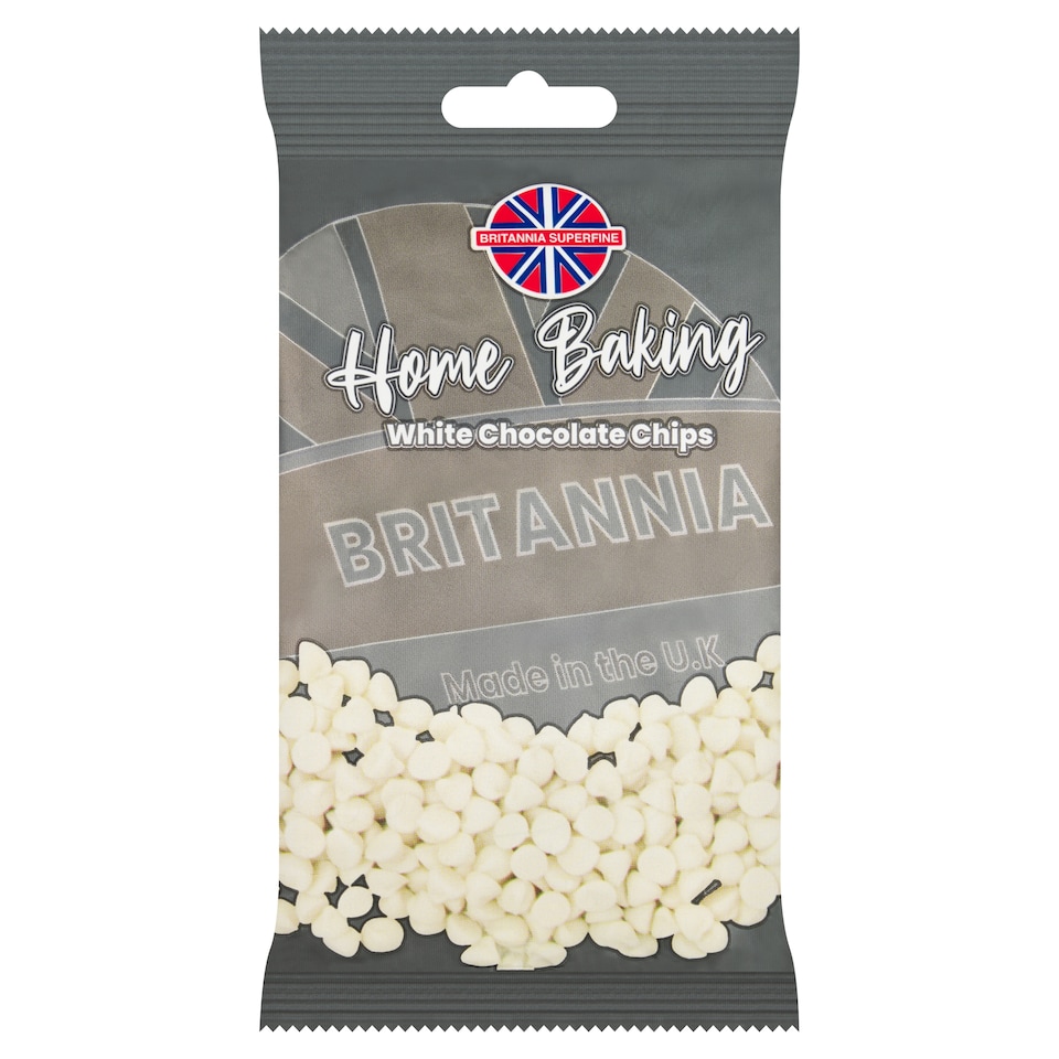 Britannia Superfine White Chocolate Chips 100G