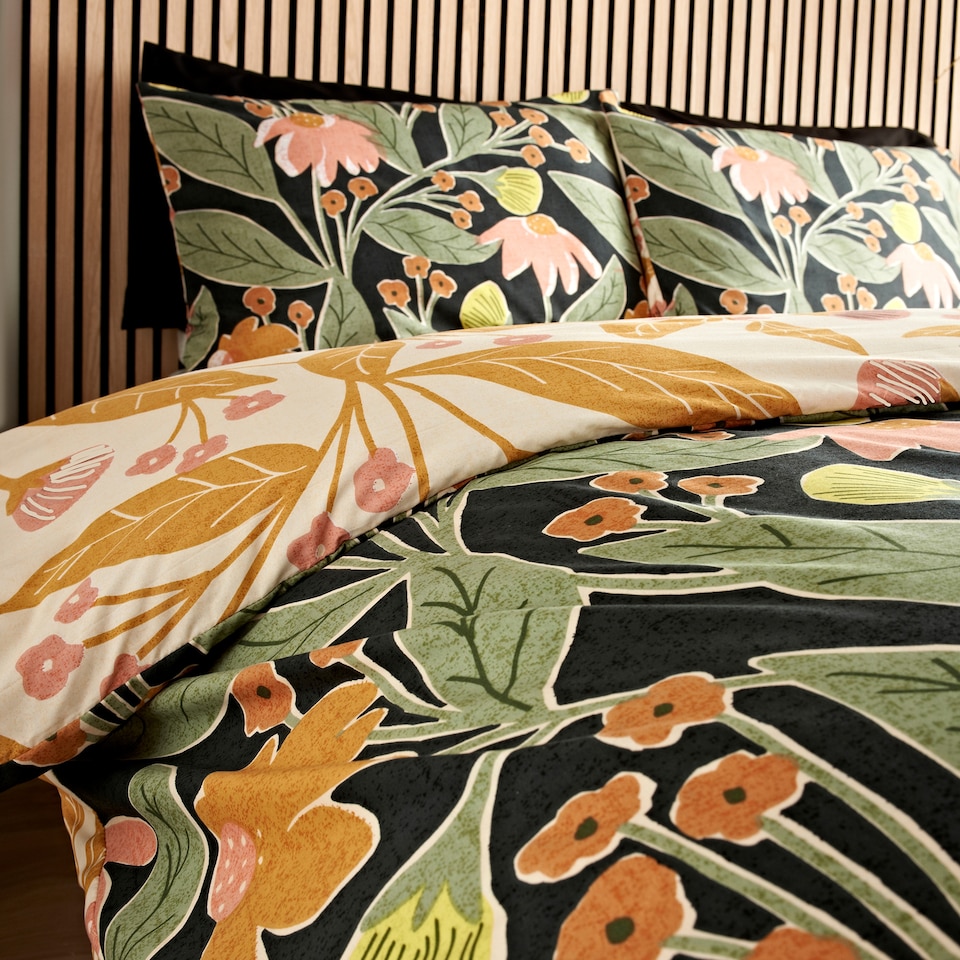 image 1 of Cosmo Living Polly Floral Duvet Set Double