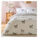 image 1 of Silentnight Love Sleep Bows print duvet set single 1 Pillowcase
