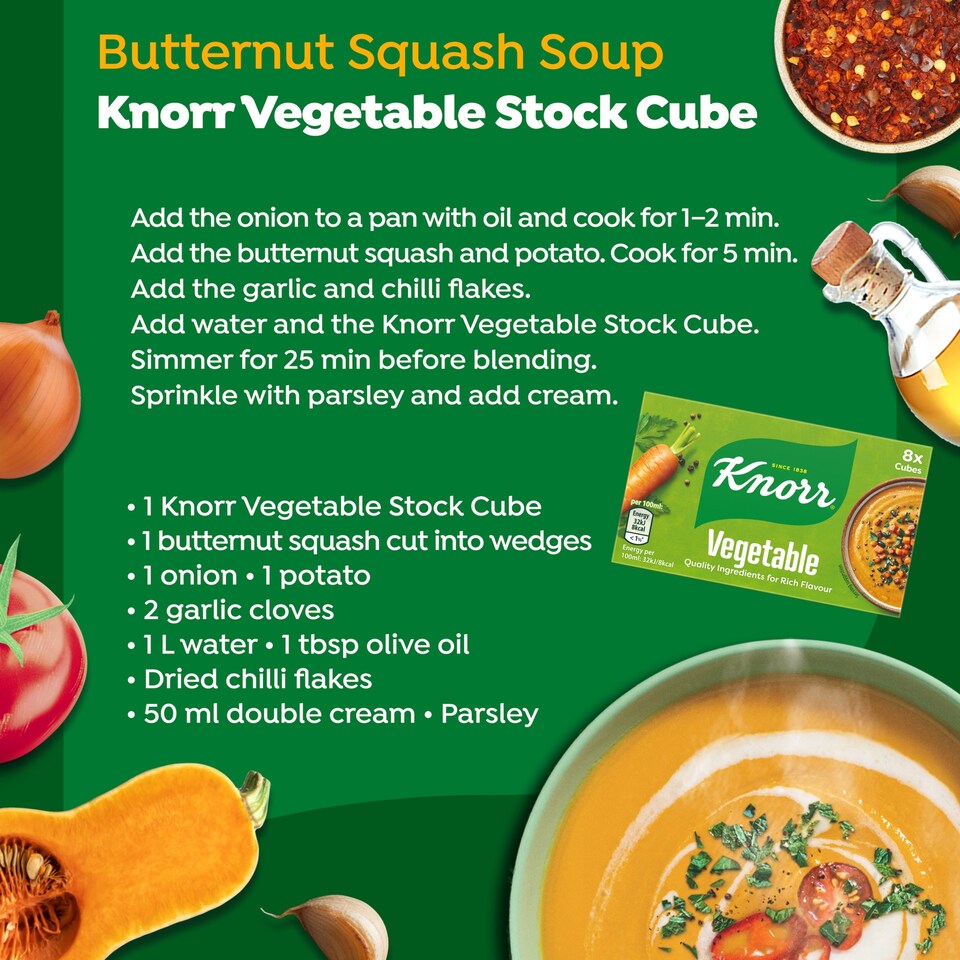 image 1 of Knorr Vegetable 8 Stock Cubes 80g