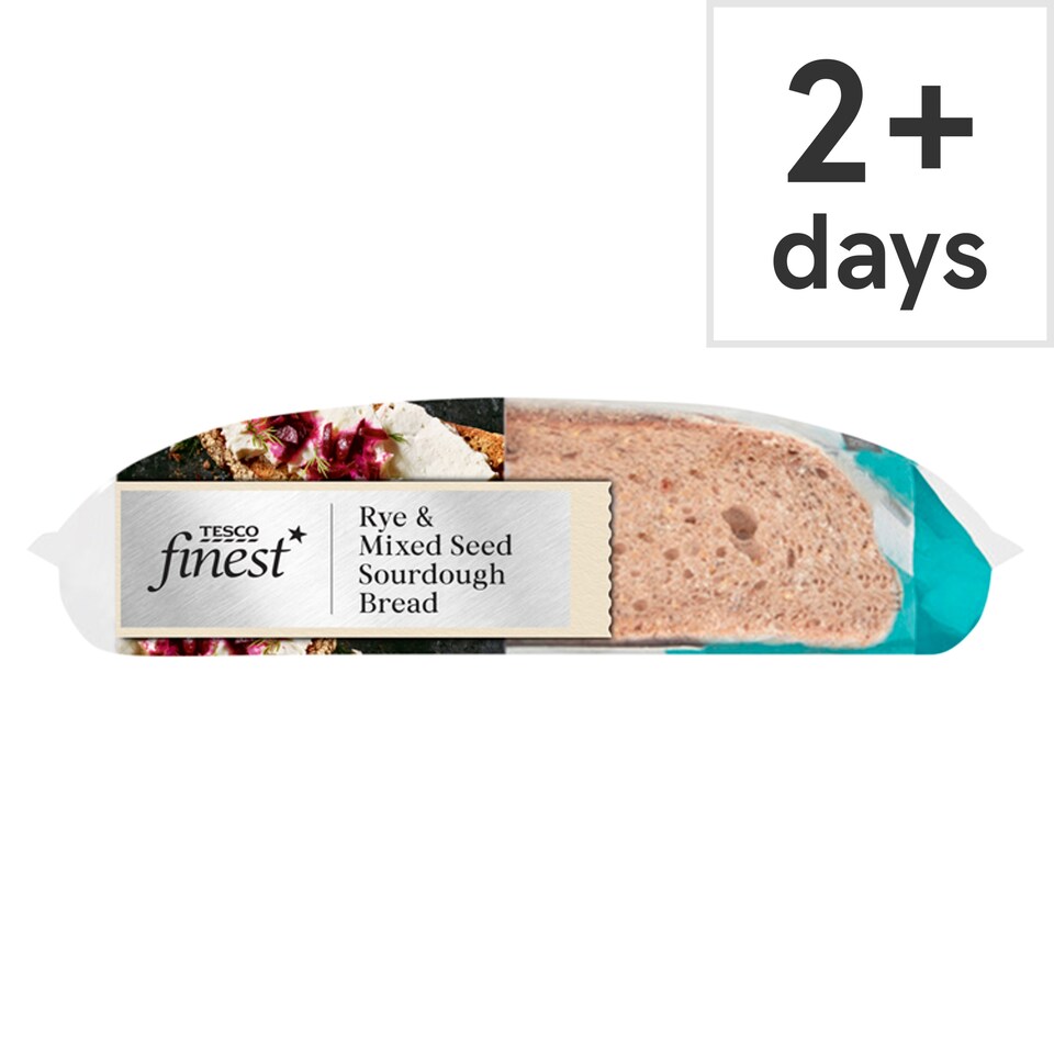 Tesco Finest Rye & Mixed Seed Sourdough loaf 400G