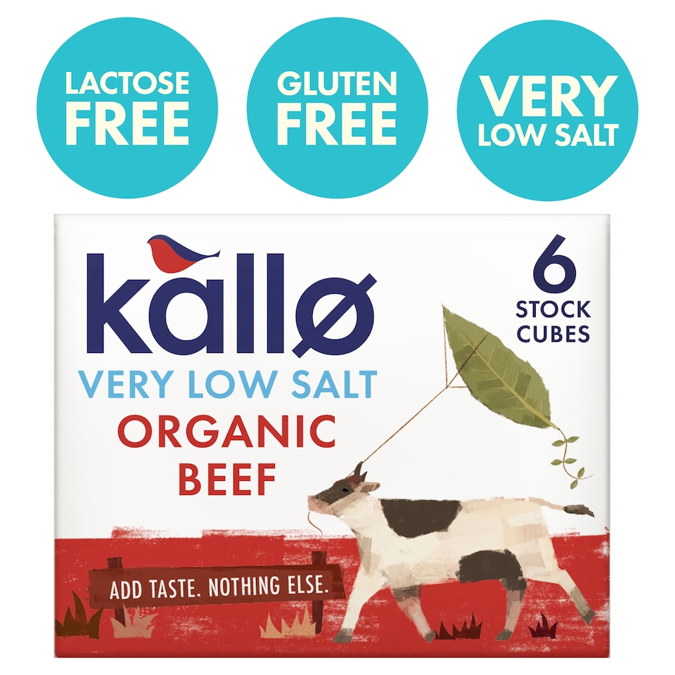 Kallo V Low Salt Stock Cubes Beef 48G