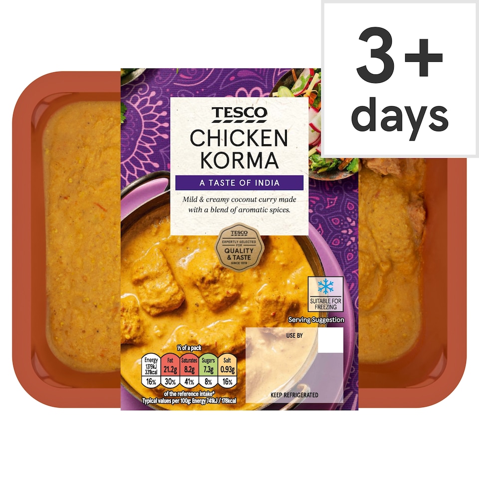 Tesco Chicken Korma 400g