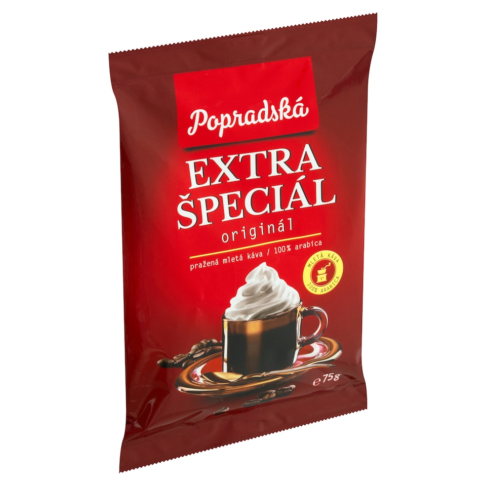 obrázok 1 z Popradská Extra špeciál pražená mletá káva 75 g