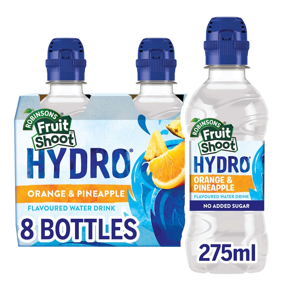 Fruit Shoot Hydro Orange & Pineapple Kids Juice Drink 8x275ml