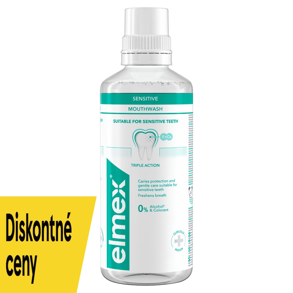 image 1 of elmex Sensitive Plus Mouthwash with Aminofluoride 400ml