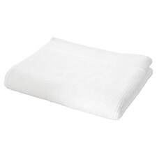 West Park Textured Bath Sheet White