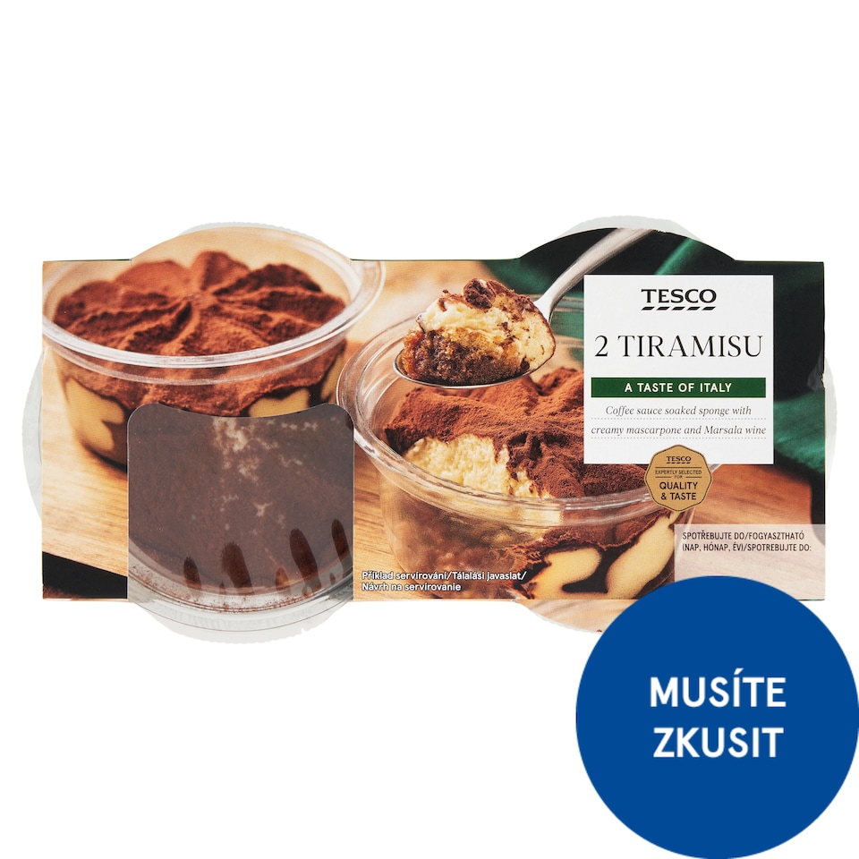 Tesco Tiramisu 2 x 85g (170g)