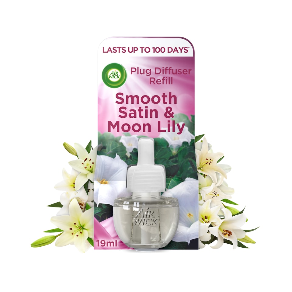 image 1 of Airwick Air Freshener Plug In Refill Satin & Lily 19ml