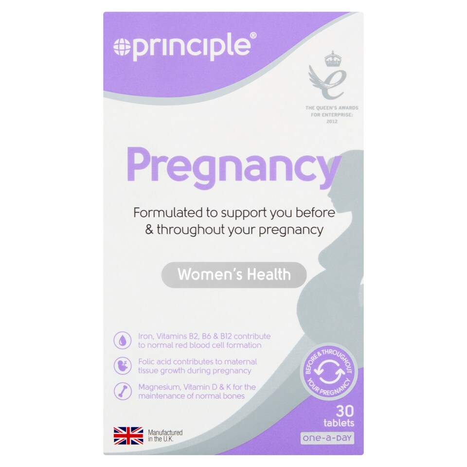 Principle Pregnancy Multivitamin Tablets 30 Pack