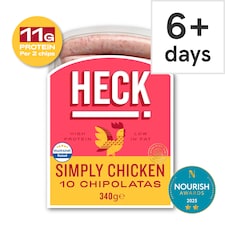 Heck Simply Chicken Chipolatas 340G