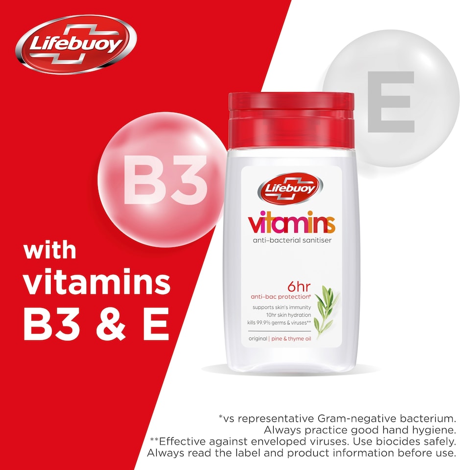 image 1 of Lifebuoy Hand Sanitiser Gel 50Ml