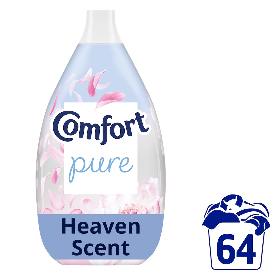 image 1 of Comfort Pure Heaven Scent Fabric Conditioner 64 Washes 960ml