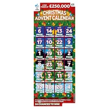 lotto scratch card advent calendar