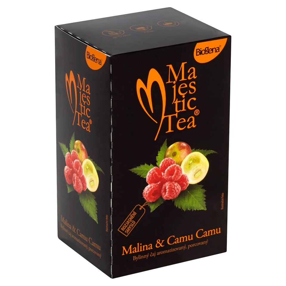 image 1 of Biogena Majestic Raspberry & Camu Camu Herbal Tea Flavoured, Portioned 20 x 2.5 g