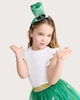 image 2 of F&F Girls 2-Piece St Patrick’s Day Fancy Dress Costume with Hat  in Green