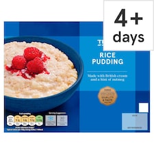 Tesco Creamy Rice Pudding 500G