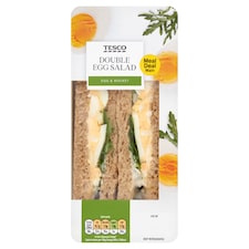 Tesco Double Egg Salad Sandwich 168G