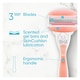 image 3 of Gillette Venus Comfortglide Spa Breeze Razor Handle + 3 Blades