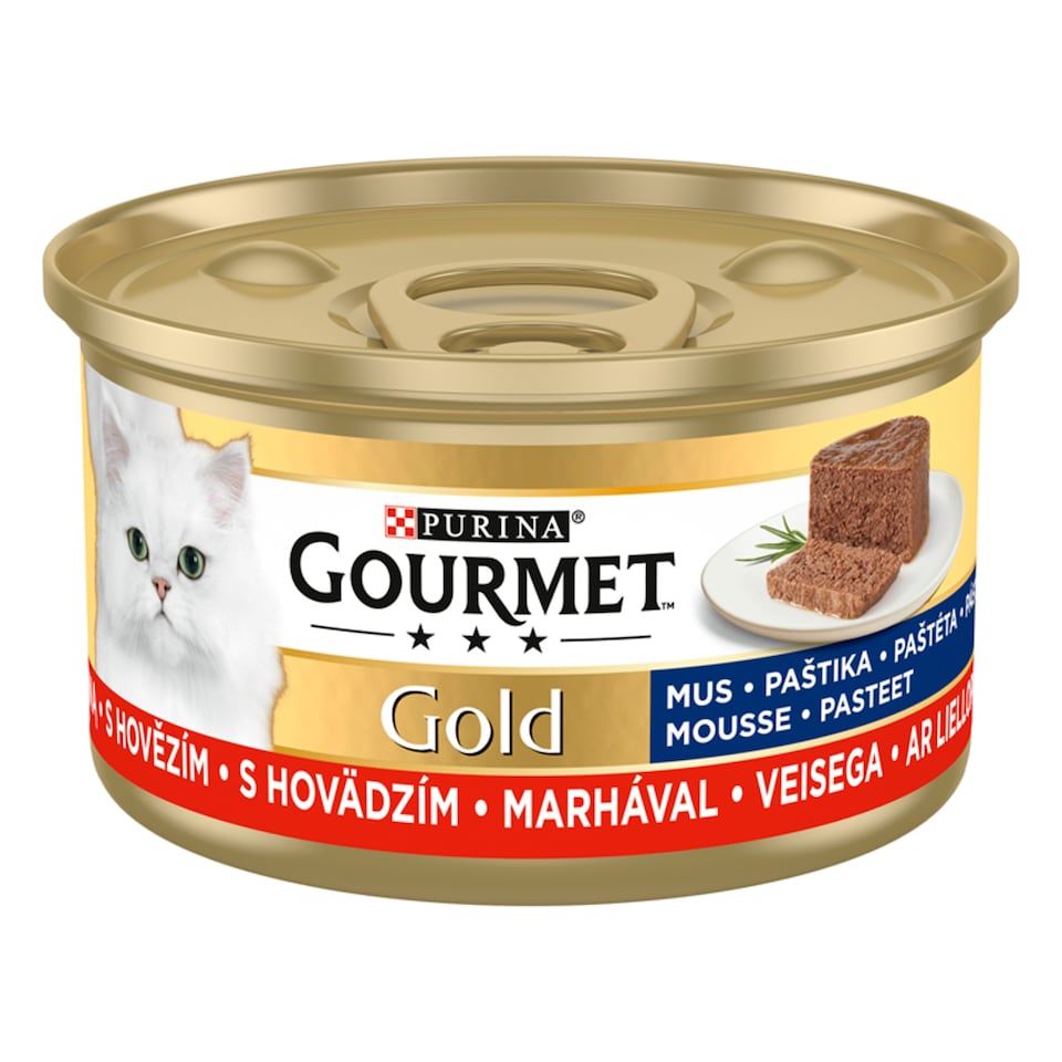 GOURMET Gold paštika s hovězím 85g