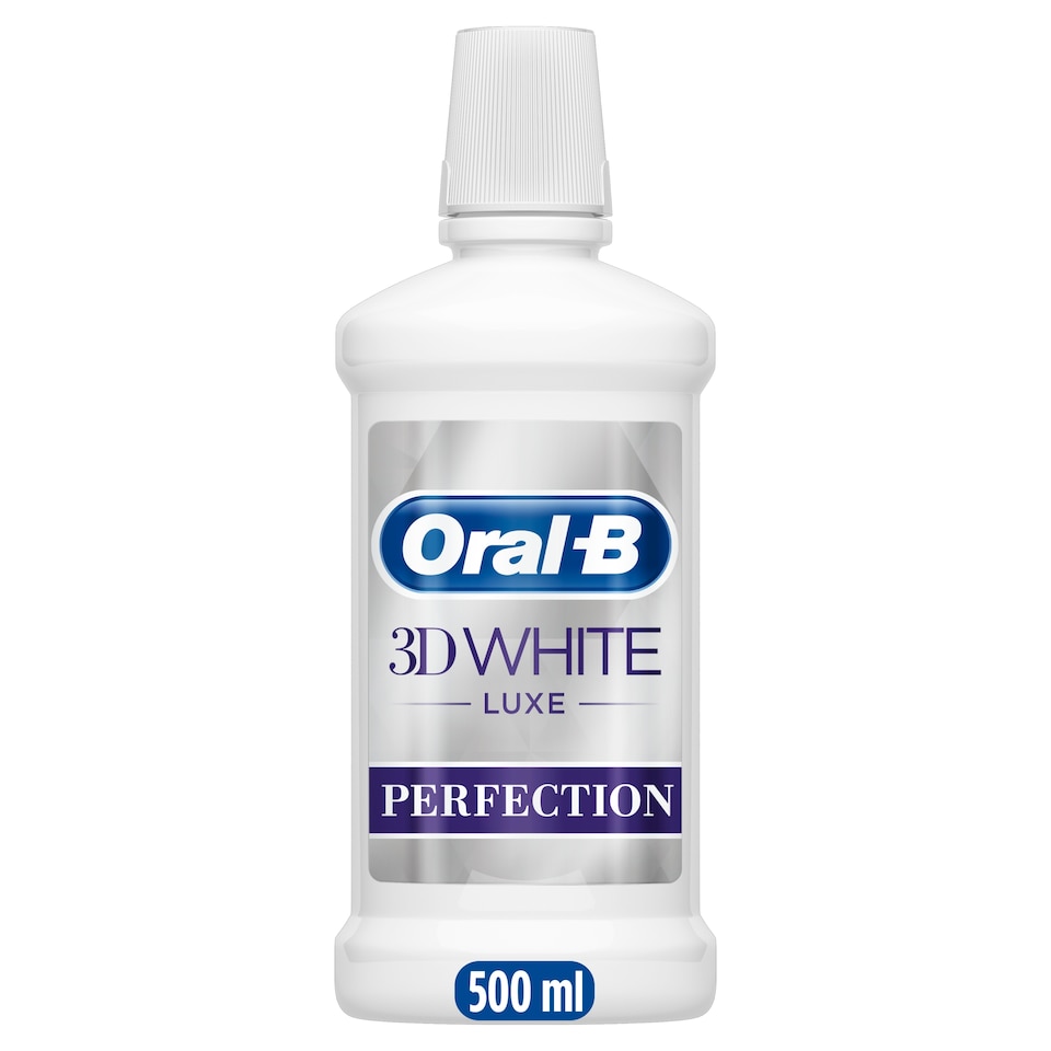 image 1 of Oral-B 3D White Luxe Perfect Rinse 500Ml
