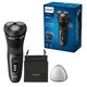 image 2 of Philips Series 3000 Wet & Dry Electric Shaver, 5D Flex head, Popup trimmer & Travel Pouch-S3244/12  