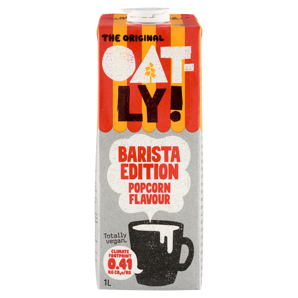 image 1 of Oatly! Barista Oat Drink with Popcorn Flavor 1L