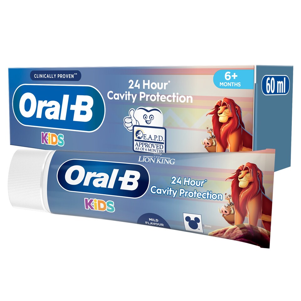 image 1 of Oral-B Kids Lion King Toothpaste Mild Flavour 6+ 60ml