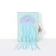 image 2 of Paperchase Happy As a Fish A6 Fluffy Jellyfish Ruled Pages Notebook