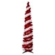 image 2 of Tesco 6FT Pop Up Candy Cane Christmas Tree