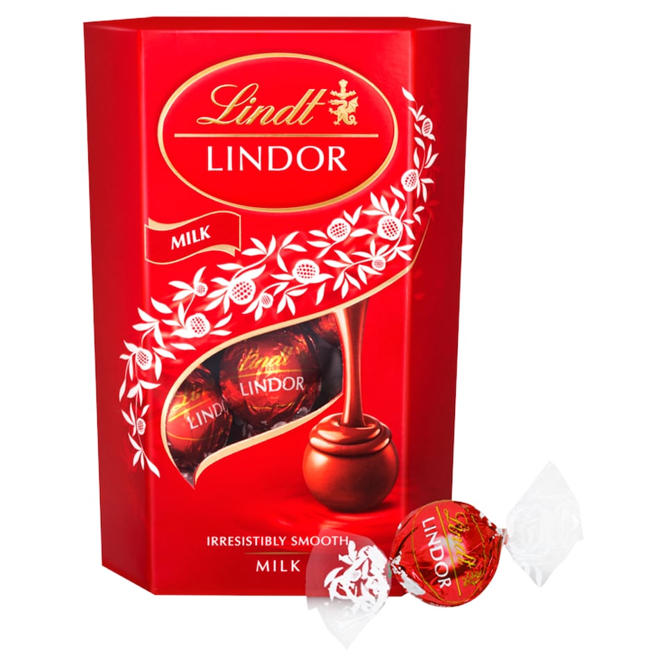 image 1 of Lindt Lindor Milk Chocolate Truffles Box 200g