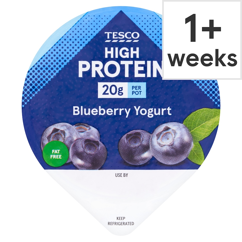 Tesco High Protein Blueberry Yogurt 207g