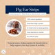 image 3 of Hollings Pig Ear Strips Natural Dog Treats 150g