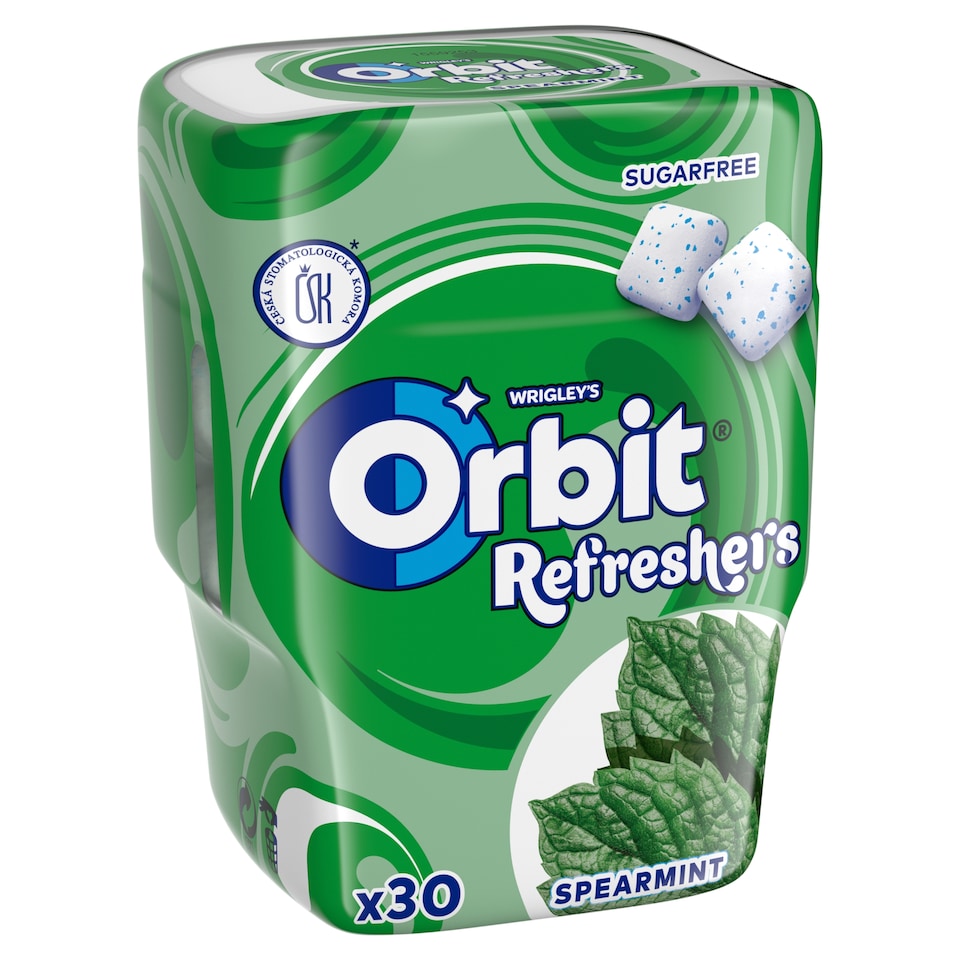 image 1 of Wrigley's Orbit Refresher's Spearmint 30 pcs 67 g