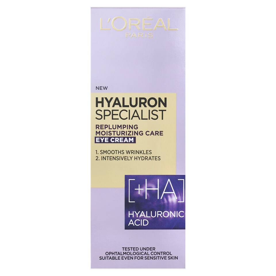 L'Oreal Paris Hyaluron Specialist oční krém, 15 ml