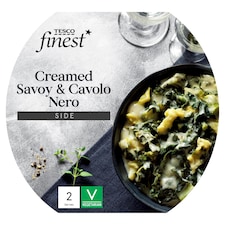 Tesco Creamed Savoy & Cavolo Nero 250G