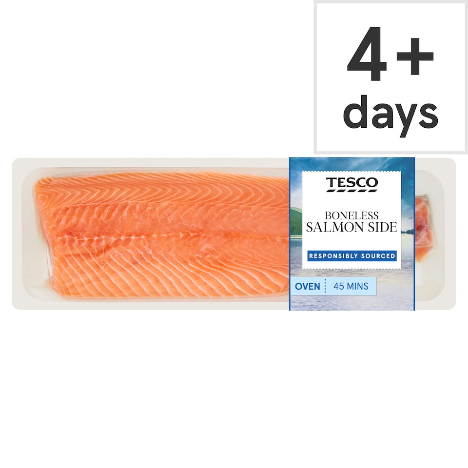 Tesco Boneless Salmon Side
