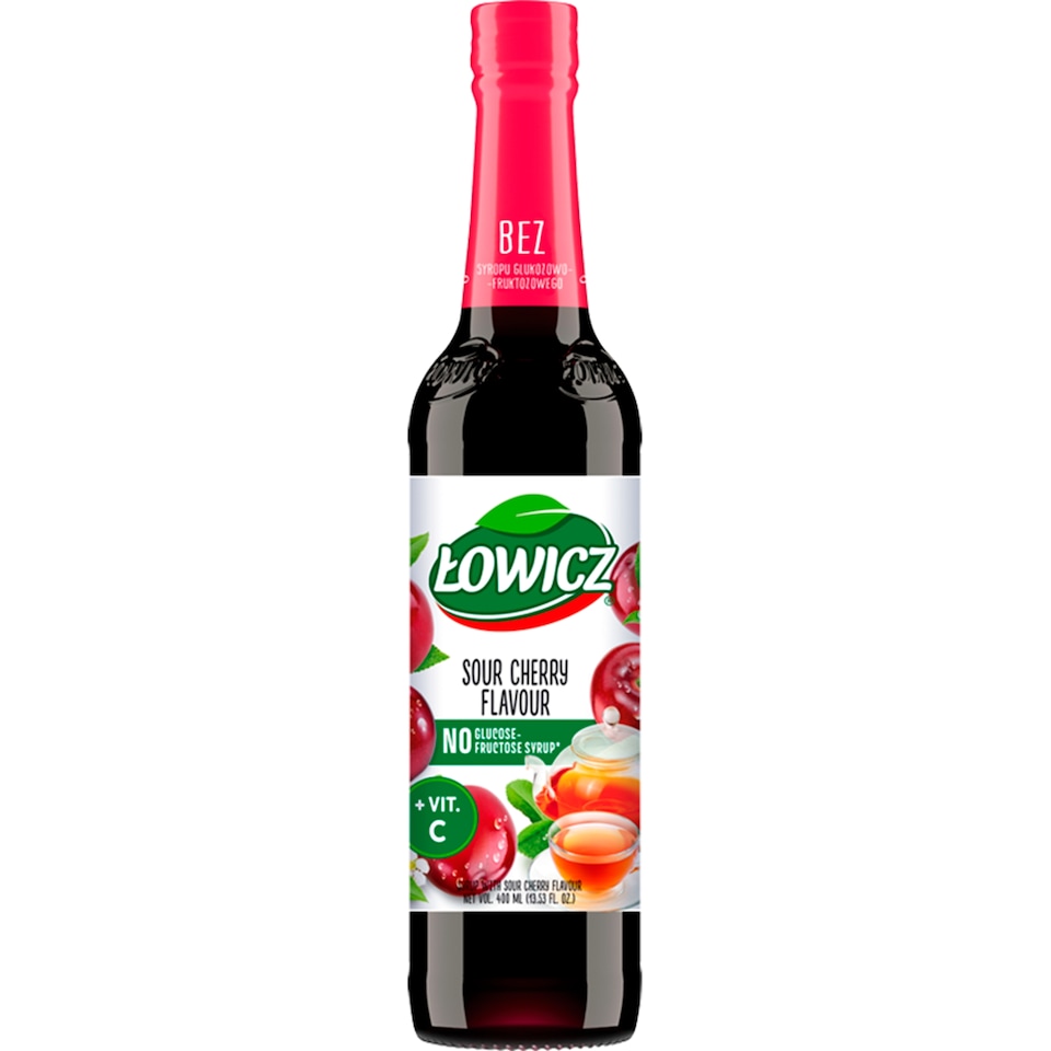 Lowicz Syrup Cherry Flavour 400Ml