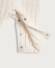 image 3 of F&F Baby 2-Piece Pure Cotton Baby Knitted Romper and Hat Set in White