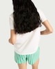 image 3 of F&F 2-Piece Pure Cotton Shell Island Pyjama Set in Multi Green