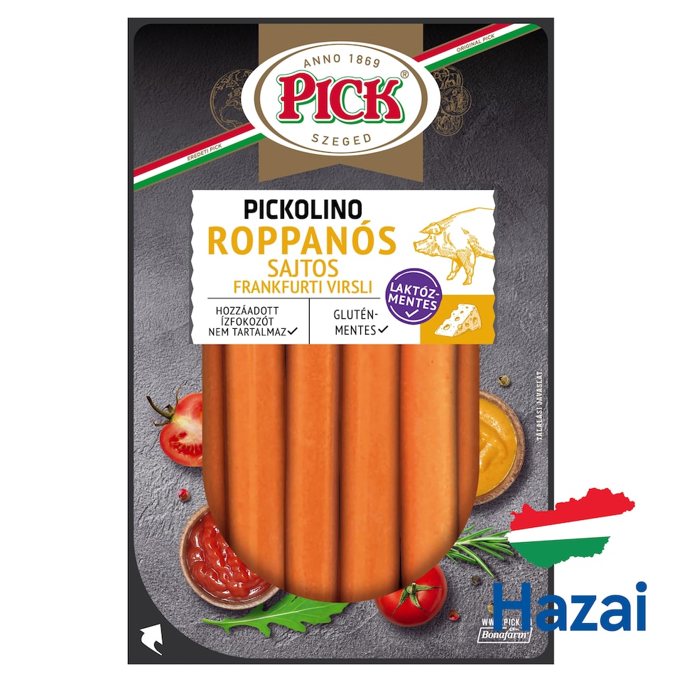 PICK Pickolino Cheese Frankfurters from Pork 300 g