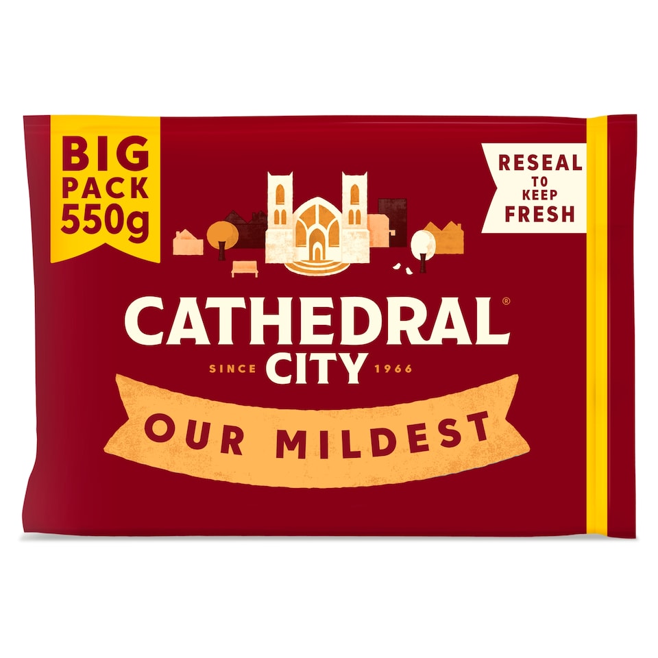Cathedral City Mild Cheddar Cheese 550G