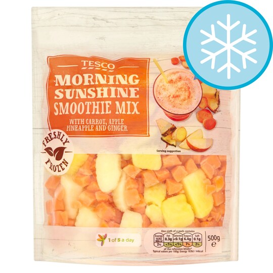 Tesco Morning Sunshine Smoothie 500G Tesco Groceries