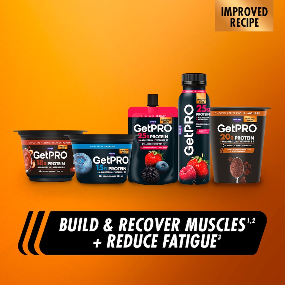 image 1 of GetPro 15g Vanilla High Protein Yoghurt 160g