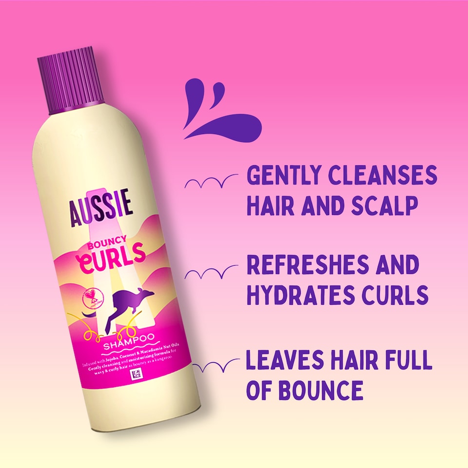 image 1 of Aussie Bouncy Curls Shampoo 300ml