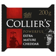Colliers Powerful Welsh Cheddar Cheese 200 G