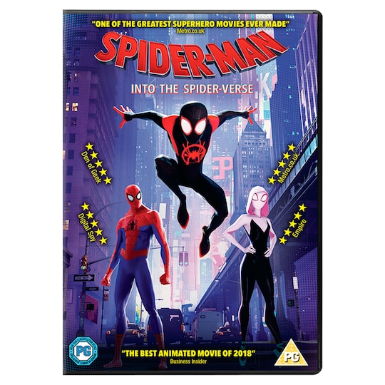 Spider Man Into The Spider Verse Dvd Tesco Groceries