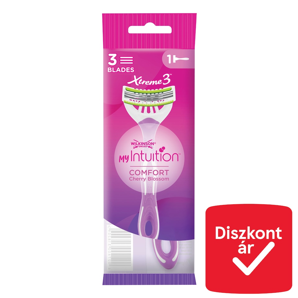 Wilkinson Sword My Intuition Xtreme 3 Comfort Cherry Blossom eldobható borotva