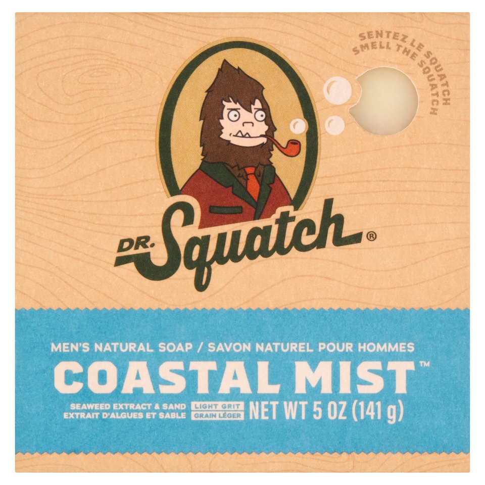 image 1 of DR. Squatch Natural Soap Bar Coastal Mist 141g
