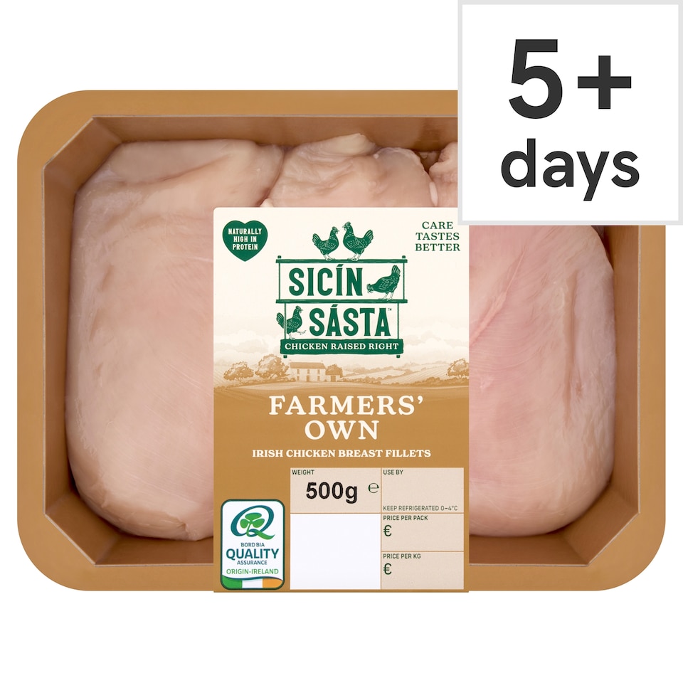 Sicin Sasta Irish Farmers Own Chicken Breast Fillets 500G